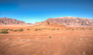 Kumul Wadi Rum, Jordan, görünümünü