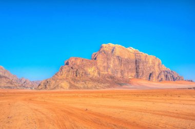 wadi rum çölde Ürdün peyzaj 