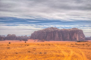 wadi rum çölde Ürdün peyzaj 