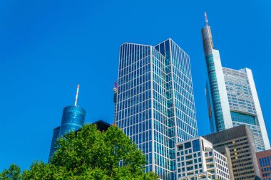 Frankfurt 'un finans merkezinde gökdelenler, Almanya