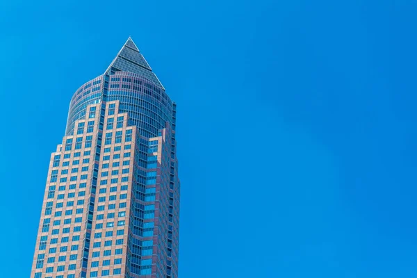 Paisaje urbano de Frankfurt con Messeturm, Alemania —  Fotos de Stock