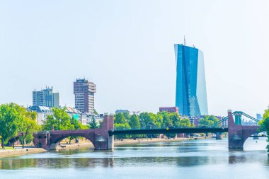 Frankfurt 'ta ana Riverside yeni ECB merkezi ile, Alman