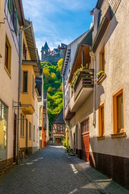 Bacharach merkezinde bir cadde görünümü, Almanya