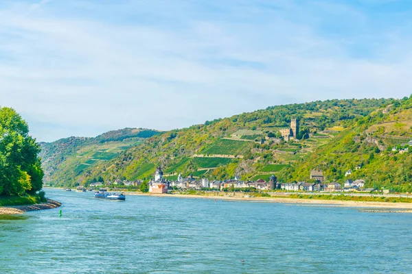 A pfalzgrafenstein kastély, amely vámellenőrzőt szolgál — Stock Fotó