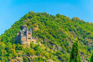 Almanya 'daki St. Goarshausen' de Burg Katz