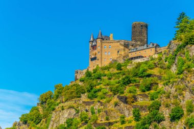 Almanya 'daki St. Goarshausen' de Burg Katz