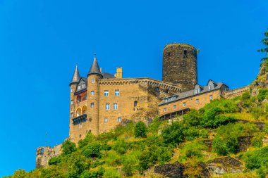 Almanya 'daki St. Goarshausen' de Burg Katz