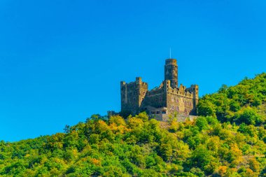 Burg maus Almanya 'da Rhein nehrine bakan
