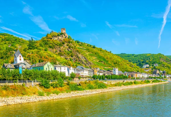 Kaub town on river Rhein, Germany — Stock Photo, Image