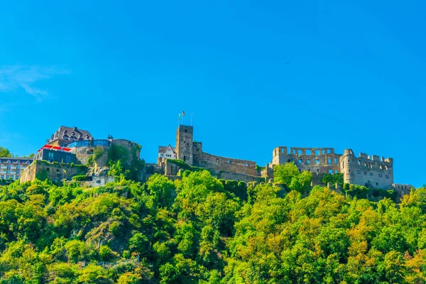 Rheinfels kasteel in St. Goar in Duitsland — Stockfoto