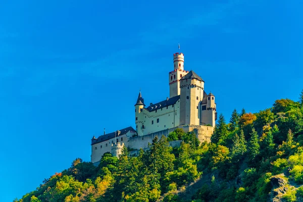 Marksburg slott i Tyskland — Stockfoto