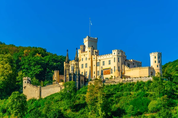 Paleis Stolzenfels in Koblenz, Duitsland — Stockfoto