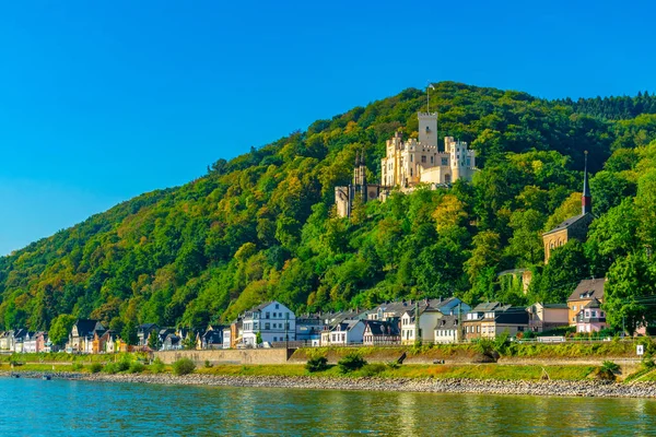 Stolzenfels palats i Koblenz, Tyskland — Stockfoto