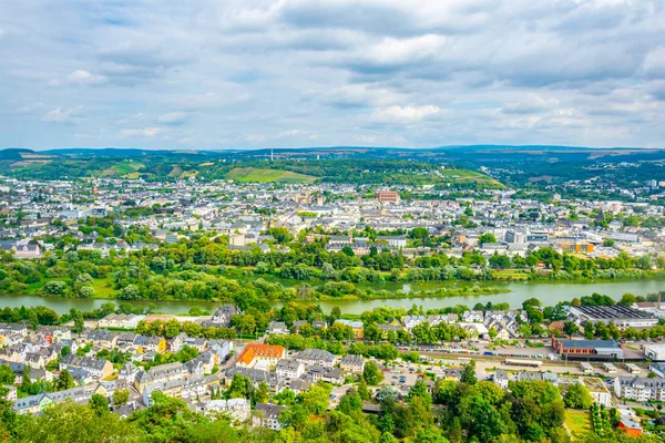 Luchtfoto van trier, Duitsland — Stockfoto