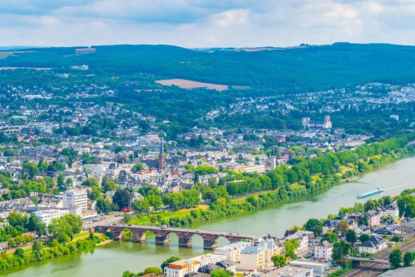 Veduta aerea del ponte romano di Treviri, Germania — Foto Stock