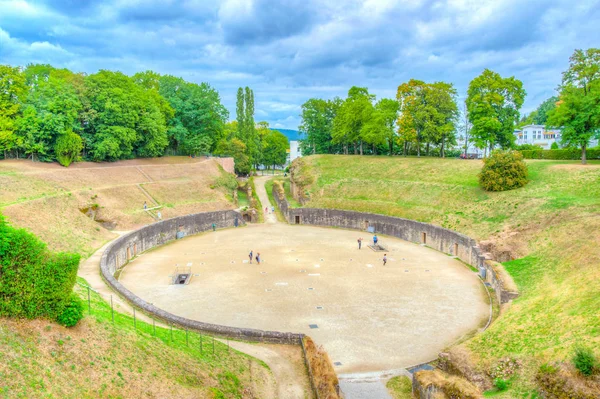 Un viejo anfiteatro romano en Trier, Alemania — Foto de Stock