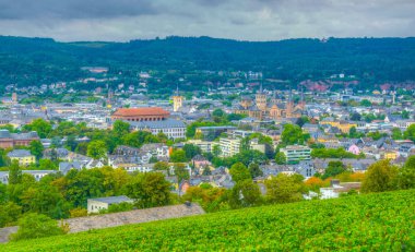 Trier üzüm bağları arkasında, Almanya