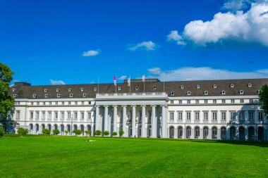 Almanya 'daki Koblenz sarayının görünümü