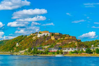 ehrenbreitstein kalede koblenz, Almanya
