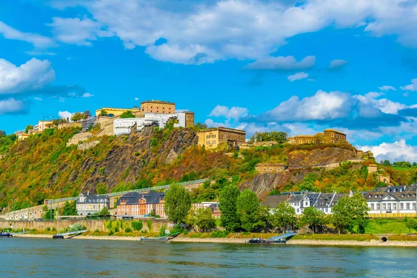 Ehrenbreitstein fortress in Koblenz, Germany — Stock Photo, Image