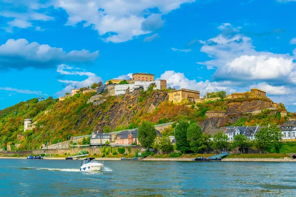 Ehrenbreitstein erőd, Koblenz, Németország — Stock Fotó