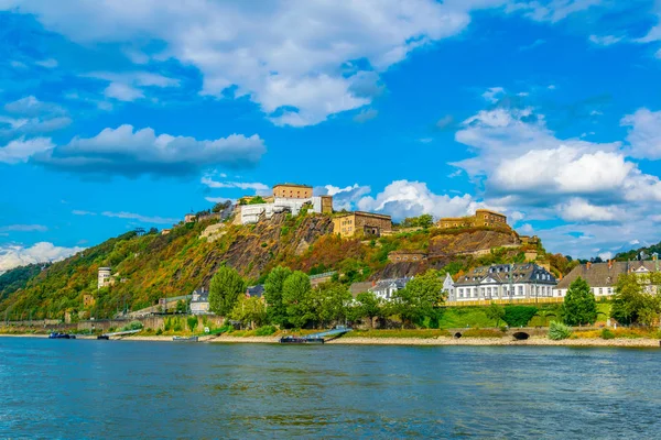 Ehrenbreitstein erőd, Koblenz, Németország — Stock Fotó