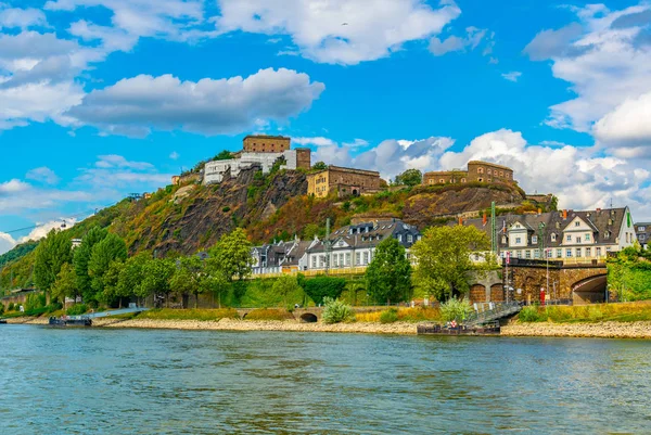 Ehrenbreitstein fortress in Koblenz, Germany — Stock Photo, Image
