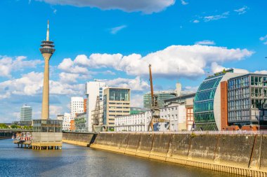 Hafen District in Düsseldorf, Almanya