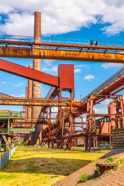 Endüstriyel kompleks Zollverein içinde Kokerei bina 