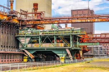 Endüstriyel kompleks Zollverein içinde Kokerei bina 