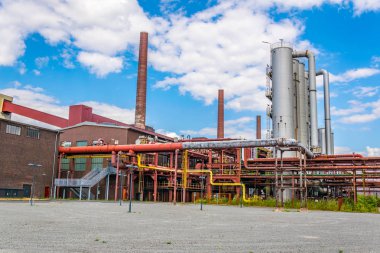 Endüstriyel kompleks Zollverein içinde Kokerei bina 