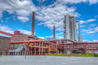 Endüstriyel kompleks Zollverein içinde Kokerei bina 