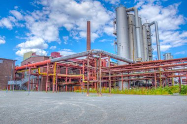 Endüstriyel kompleks Zollverein içinde Kokerei bina 