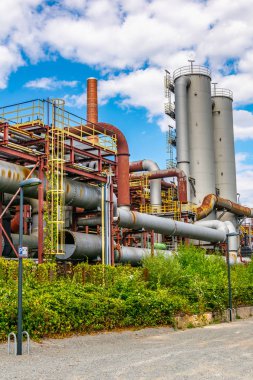 Endüstriyel kompleks Zollverein içinde Kokerei bina 