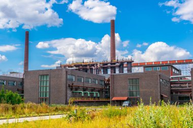 Endüstriyel kompleks Zollverein içinde Kokerei bina 