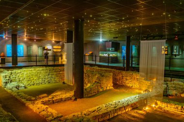 Mainz, Almanya, Ağustos 17, 2018: arkeolojik site Heil denilen