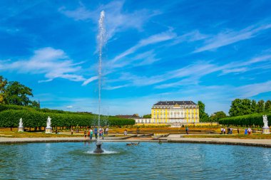 Bruhl, Almanya, 12 Ağustos 2018: Köln yakınlarındaki Bruhl Sarayı, germ