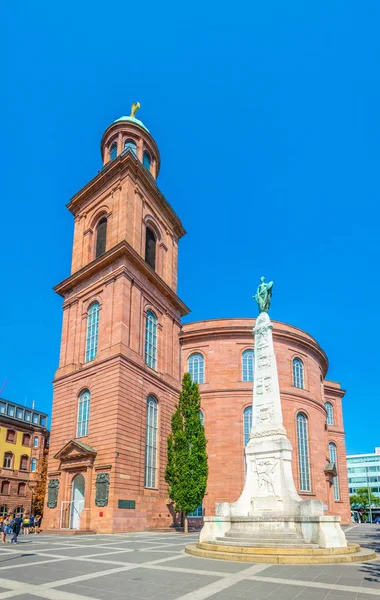 FRANCESCO, GERMANIA, 18 AGOSTO 2018: Chiesa di San Paolo a Francoforte, Germania — Foto Stock