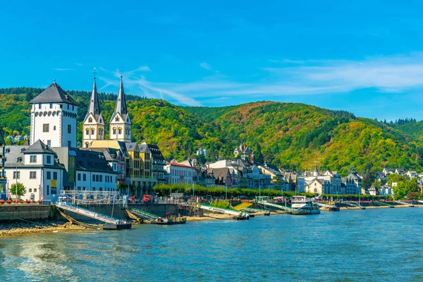 BOPPARD, ALEMANHA, 16 de AGOSTO de 2018: Cidade de Boppard, Alemanha — Fotografia de Stock