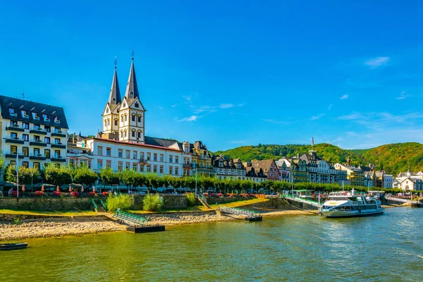 Boppard, Németország, 2018. augusztus 16.: Boppard város Németországban — Stock Fotó