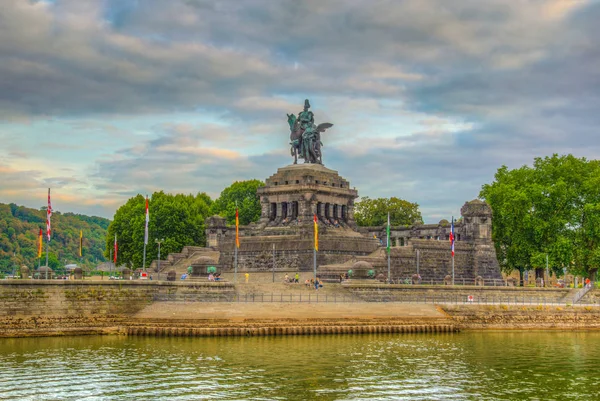 Koblenz, deutschland, 15. august 2018: gedenken der deutschen einheit in k — Stockfoto