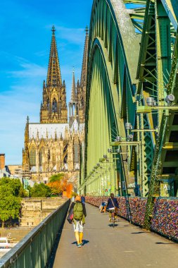 Köln, Almanya, 11 Ağustos 2018: Köln Katedrali f inceledi