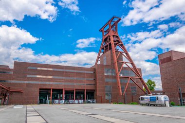 Essen, Almanya, 10 Ağustos 2018: endüstriyel kompleks Zollverein h