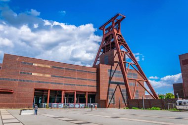 Essen, Almanya, 10 Ağustos 2018: endüstriyel kompleks Zollverein h