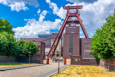 Essen, Almanya, 10 Ağustos 2018: endüstriyel kompleks Zollverein h