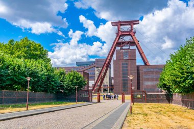 Essen, Almanya, 10 Ağustos 2018: endüstriyel kompleks Zollverein h