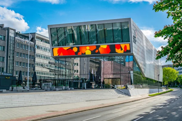 DORTMUND, ALEMANHA, 30 de abril de 2018: Vista do museu de futebol i — Fotografia de Stock