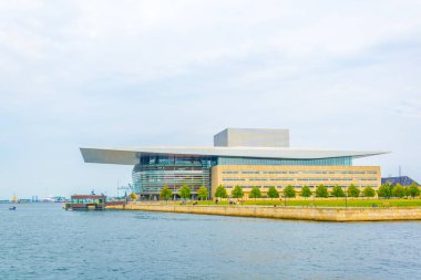 Kopenhag Opera Binası, Danimarka görünümünü.