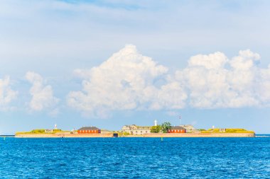 Kopenhag'daki trekron fort'unun görünümü