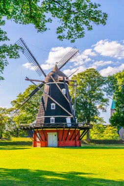 Danimarka, Kopenhag 'daki Kastellet kalesinin yel değirmeni.